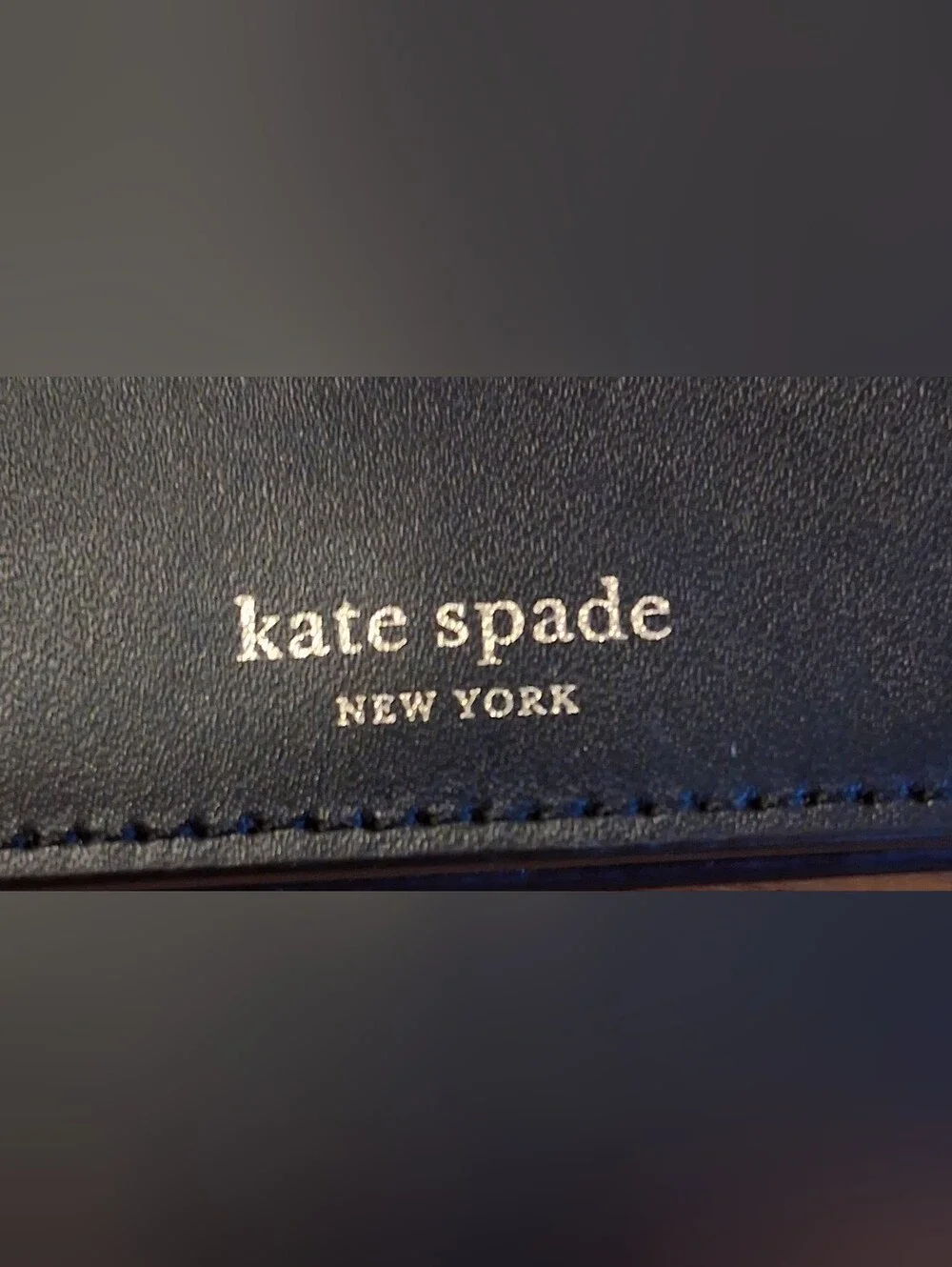 NWOT Kate Spade Nadine Black Leather Casual Everyday Keychain Keycard Wallet